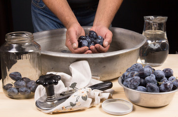 Home blanks from plums