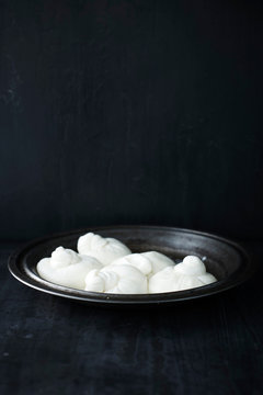 Bowl of burratta cheese