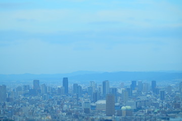 Fototapeta na wymiar 都市風景、大阪