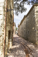Das Dorf Sant Marti in Katalonien, Spanien