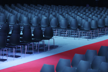 Naklejka premium Empty seat in conference hall