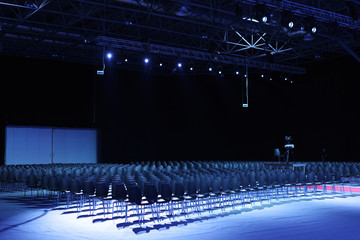 interior of modern conference hall