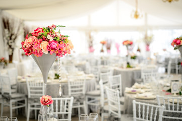 Decoración salon de boda