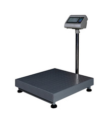 scales for weighing heavy objects and goods, isolated on white background
