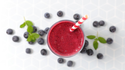 blueberry smoothie