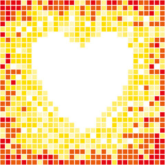 Abstract heart pattern.