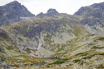 Scenic view of the High Tatras