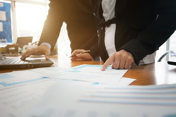 Business people meeting. working with new startup project. Idea presentation, analyze plans.