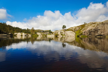 Fototapeta premium The mountain lake