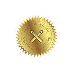 vaporizer electric cigarette vapor mod - badge label
