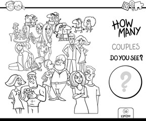 how many couples game coloring book