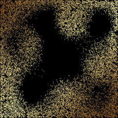 Fototapeta premium Vector abstract gold texture square background