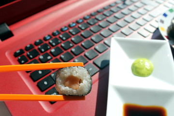 Sushi at work