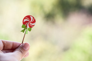 paper lollipop