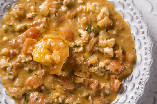 Pitu with garlic and oil, a kind of delicious crustacean !