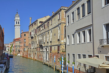 A waterfront street in Venice, Italy
