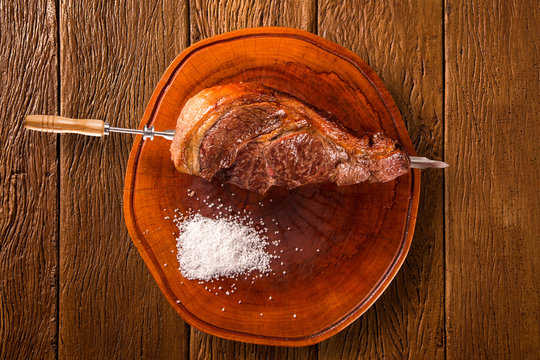 Alcatra, traditional Brazilian barbecue.
