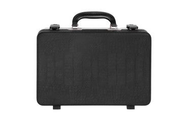 Black case for guns isolated for white