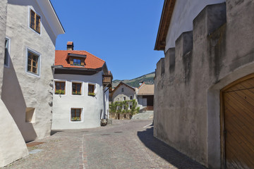 Südtirol- Impressionen, Altstadt, Glurns im Vinschgau