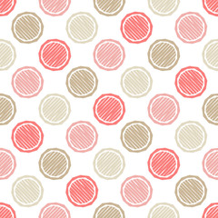 Polka dot seamless pattern. Striped texture. Textile rapport.