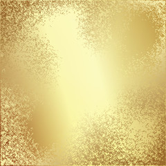 Vector abstract gold texture square background