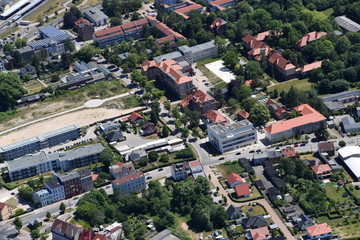 Naklejka premium Hansestadt Greifswald, Fettenvorstadt
