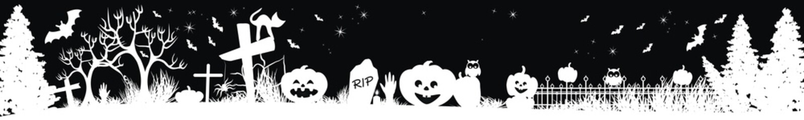 
    Happy Halloween in schwarz 