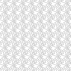 Vector abstract seamless pattern - linear zig zag background
