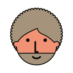 face man  vector illustration