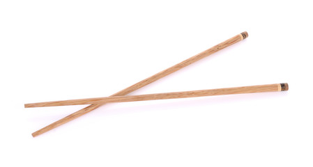 chopsticks isolated on white background.