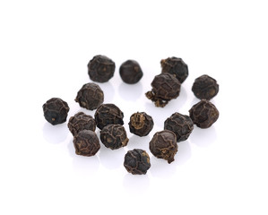 pepper corn on white background