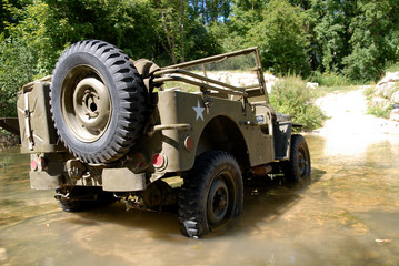 american military jeep vehicle of wwii © Philipimage