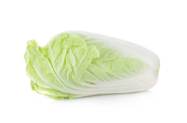 Chinese cabbage on white background