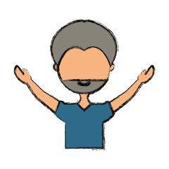 man   avatar  vector illustration