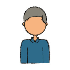 man   avatar  vector illustration