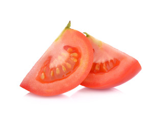  tomato on a white background
