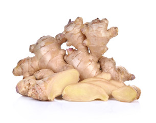 ginger on a white background