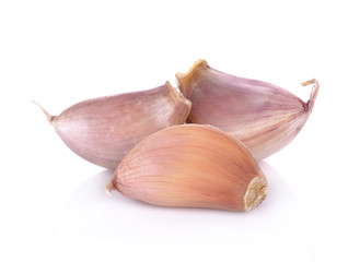 Garlic isolated on white background