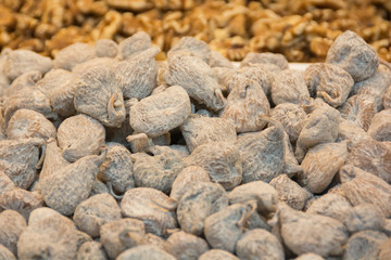 Pile of dried figs