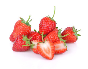 Strawberry isolated on white background