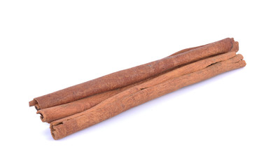 cinnamon stick spice isolated on white background closeup