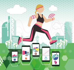 Lady Jogging
