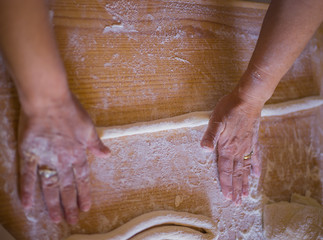 Handicraft processing for dumplings