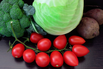 vegetable still life