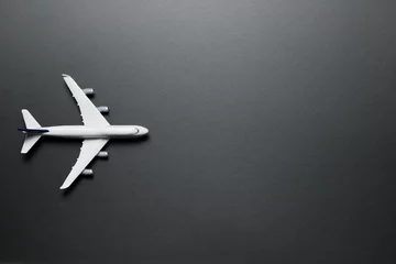 Foto op Plexiglas Miniature airplane isolated © Kenishirotie