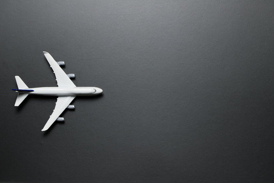 Fototapeta Miniature airplane isolated
