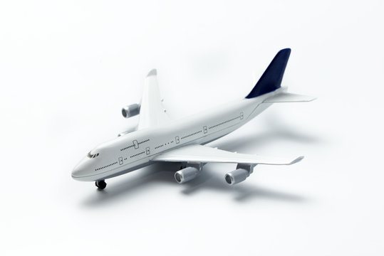 Fototapeta Miniature airplane isolated