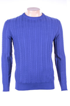 Blue Jumper On White Background