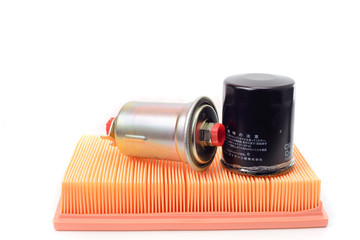 car filter. Isolated on white background
