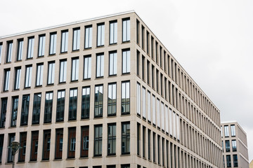 Obraz premium office building on white background